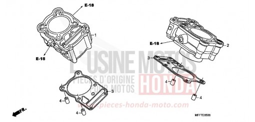 CYLINDRE XL700VA9 de 2009